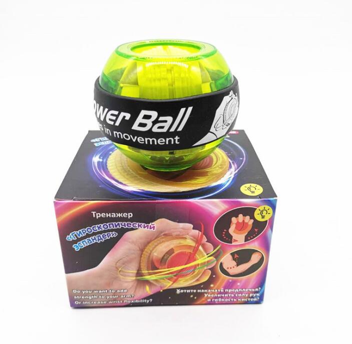 LED Wrist Ball Trainer Gyroscope Strengthener Gyro Power Ball Arm Exerciser Exercise Machine Gym powerball Fitness Equipment