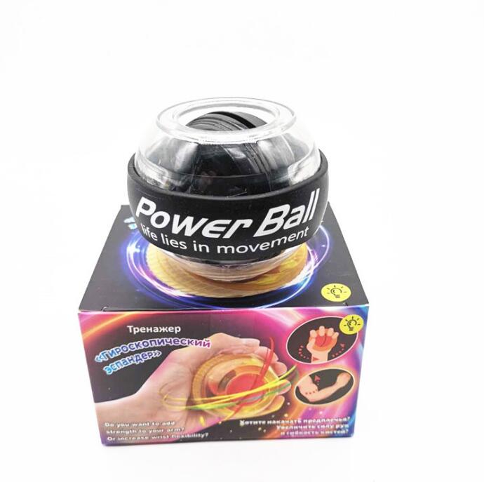 LED Wrist Ball Trainer Gyroscope Strengthener Gyro Power Ball Arm Exerciser Exercise Machine Gym powerball Fitness Equipment