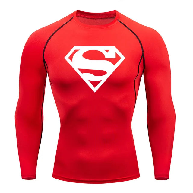 Men's Clothing Winter First Layer Long-sleeved Shirt Gym Running T-shirt Top Sports Thermal Underwear Top Warm Sweat Shirt