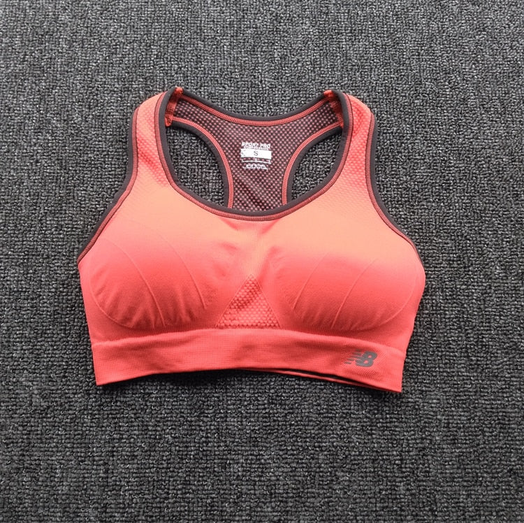 HOT Professional women sports bras GYM lady running fitness exercise quick-drying underwear training dancing Shockproof vest
