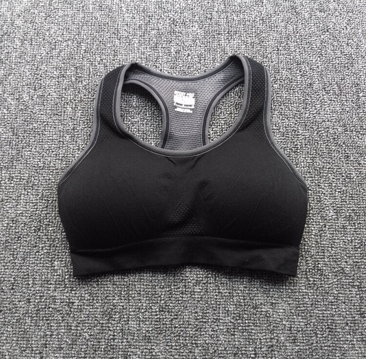 HOT Professional women sports bras GYM lady running fitness exercise quick-drying underwear training dancing Shockproof vest