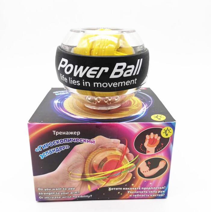 LED Wrist Ball Trainer Gyroscope Strengthener Gyro Power Ball Arm Exerciser Exercise Machine Gym powerball Fitness Equipment
