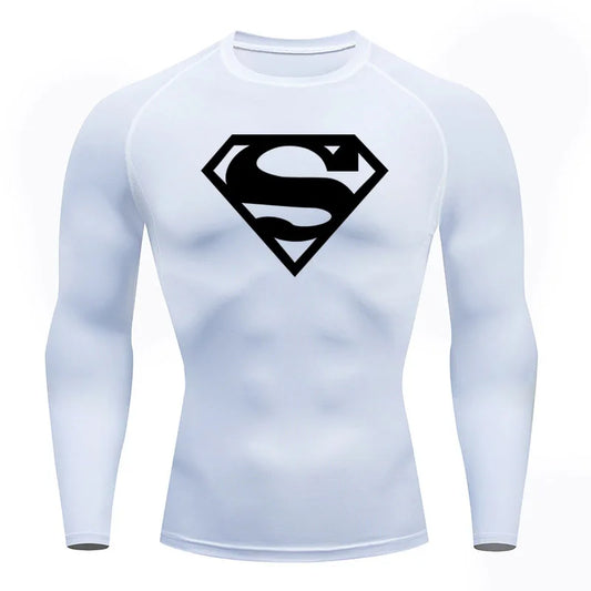 Men's Clothing Winter First Layer Long-sleeved Shirt Gym Running T-shirt Top Sports Thermal Underwear Top Warm Sweat Shirt