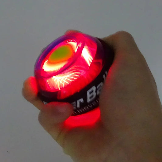 LED Wrist Ball Trainer Gyroscope Strengthener Gyro Power Ball Arm Exerciser Exercise Machine Gym powerball Fitness Equipment